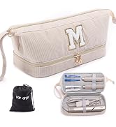 Initial Personalized Hair Dryer Case,Double-Layer Hair Tools Travel Carrying Case for Shark FlexS...