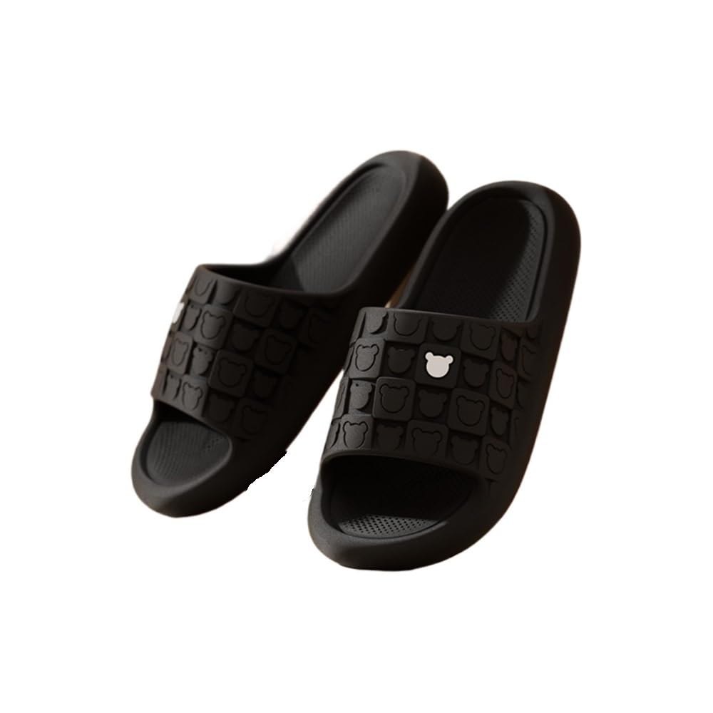 Chaussures de douche EVA hommes et femmes noir taille 45