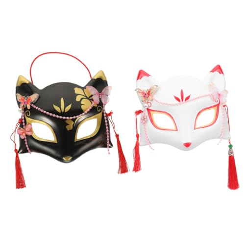 Demi-masque de renard unique et amusant pour adulte et mascarade