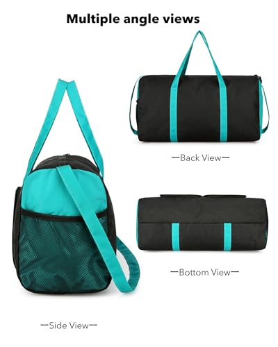 Foldable Travel Tote Bag Large Waterproof Carry on Overnight Bag for Beach Gym Sports Duffel Bags,Green3