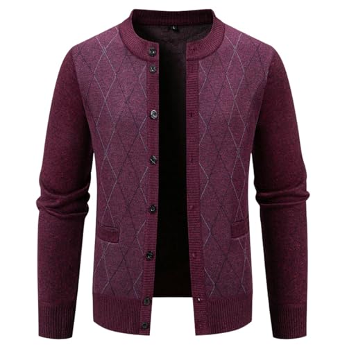 Cardigan ample mode homme style coréen aux finitions soignées en tricot haut de gamme
