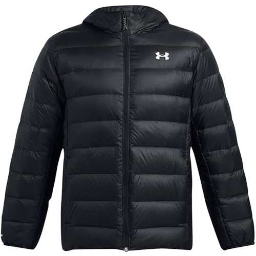 Under Armour Mens Legend Down Hooded Jacket Puffer Black L