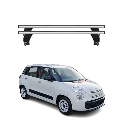 OMAC Lockable Roof Rack Cross Bars for Fiat 500L