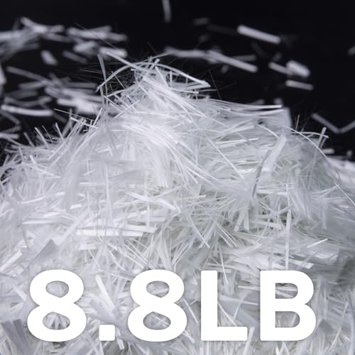 Fibra de hormigón de 3/4 pulgadas que evita grietas en refuerzo de mortero blanco de 9 lb 7