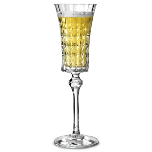 Cristal D'arques Lady Diamond Champagne Flutes 5.3oz / 150ml - x12 - Champagne Flutes, Vintage Glassware