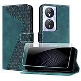 JayModCase Coque pour Honor Play 50 Plus 5G/Play 8T 5G/X7b 4G, Cuir Pochette de Portefeuille avec Film de Protection d'�cran [Support] [Magn�tique] Emplacements Cartes pour Honor X7b 4G - Vert