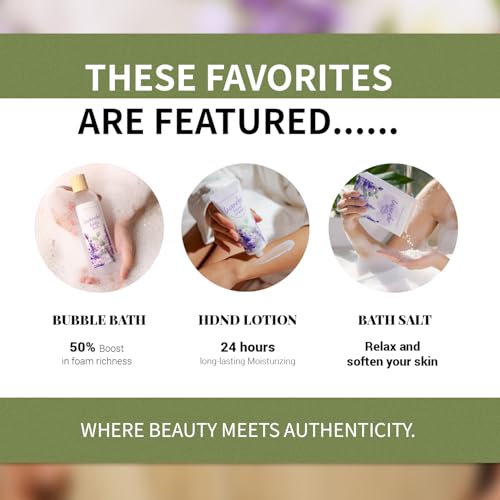 Spa Gift Baskets for Women - Lavender Bath Gift Sets- 11pcs with Bubble Bath, Shower Gel, Body Lotion, Bath Bombs, Essential Oil, Mothers Day Birthday Gifts Idea - Thumbnail 4