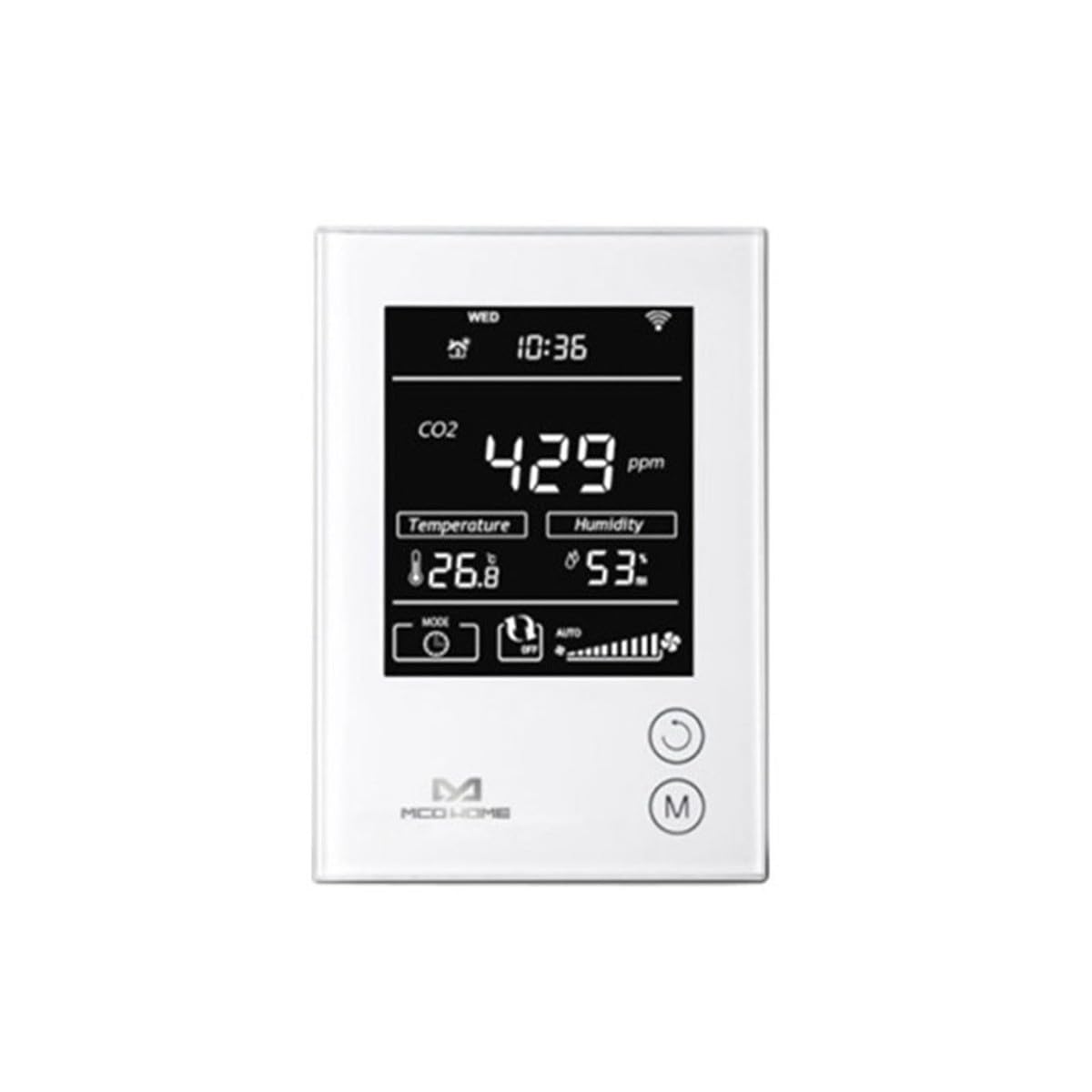 MCO Home Z-Wave Smart Kohlendioxidsensor, CO2 Sensor, MH9-CO2-WD , 230 V, Weiß
