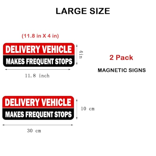 Image of Delivery Driver Car Magnet, Delivery Magnetic Car Door and Bumper Sign, High Reflective, Stronger Magnetic, Eye-Catching Design for Delivery.