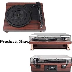 Tourne-Disque Bluetooth avec Haut-parleurs intégrés et Lecteur de phonographe Vintage à entraînement par Courroie USB 3… - Les Beatles, Paul McCartney, John Lennon, RIngo Starr, George Harrison Tourne-Disque Bluetooth avec Haut-parleurs intégrés et Lecteur de phonographe Vintage à entraînement par Courroie USB 3… – Image 6