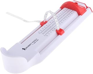 predolo Medidor de Lujo para Medición de Pies de 2 Colores Opcionales Rojo/Azul, rojo, tal como se describe
