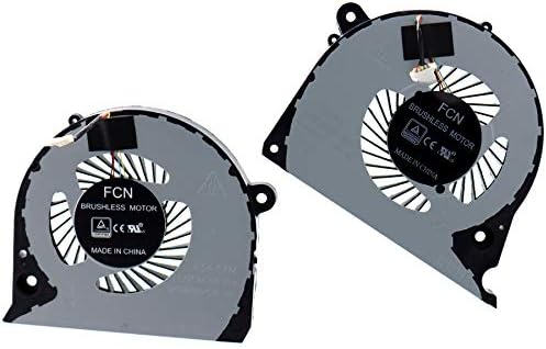Deal4GO CPU Cooling Fan DFS2000054H0T FJQS w/GPU Cooler Fan DFS541105FC0T FKJF for Dell Inspiron 15 7577 7588 G5-5587 G7-7577 G7-7588 P72F