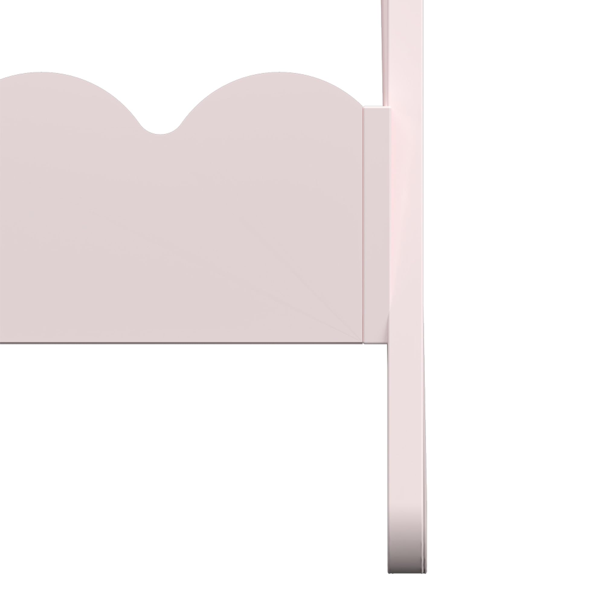 Vestnes Kindergarderobe stehend Kleiderständer für Kinder mit Fach und Kleiderstange 99 x 66 x 38 cm Cotton Candy