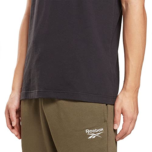 Image of Reebok Men's Ri Big Logo Tee T-Shirt (Hd4222-M, Black, M)