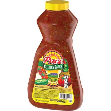 Vista 2 de Pace Chunky Salsa, mediano, 64 oz. Botella