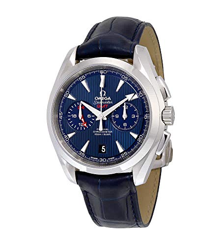 Omega Seamaster Aqua Terra Chronograph GMT Automatic Chronometer Blue Dial Men's Watch 231.13.43.52.03.001