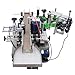EQCOTWEA Fully Automatic Labeling and Coding Machine 20-200PCS/min Round Bottle Label Applicator with Auto-Correction & Touch Screen 110V/60HZ 800W LT-150 Series