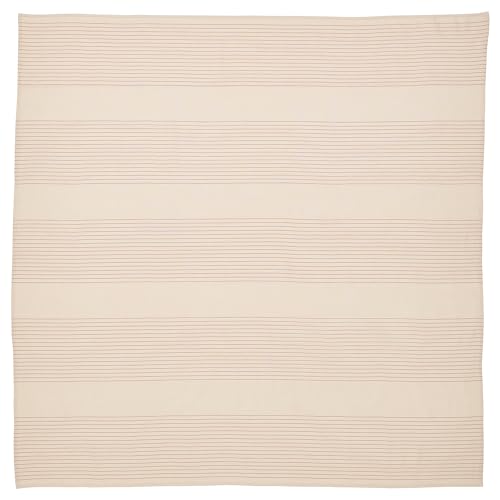 Nappe à rayures rouge et naturel 150x150 ProTuning VIPPSTARR linge de table carré