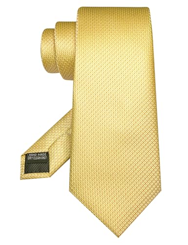 Image of JEMYGINS Mens Tie and Lapel Pin Necktie Pocket Square Cufflinks and Tie Clip Sets for Business Casual 5PCS