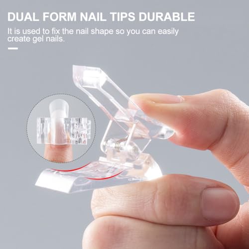 Set de 12 clips para manicura y extensión de uñas miniatura 6