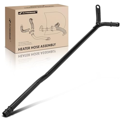 A-Premium Outlet HVAC Heater Hose Pipe Line Assembly with Gasket and Mounting Bracket Compatible with Jeep Grand Cherokee 2005-2010, Commander & Dodge Charger, Challenger