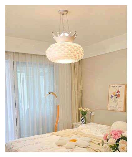 Lampe à suspension LED crème pour luminaire chandelier de salle à manger