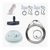 WGLZGOZP Avviamento a Strappo a Molla Puleggia a Molla Maniglia Grip Corda Kit Adatto for MS180 MS170 MS210 MS230 MS250 021 023 025 017 018 Motoseghe
