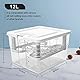 Sous Vide Behälter 7 in 1 Set 12L mit Deckel und Rack, für Garer Stick Professional, Mehrere Marken Geeignet, Multifunktionaler Transparenter Behälter(MEHRWEG)