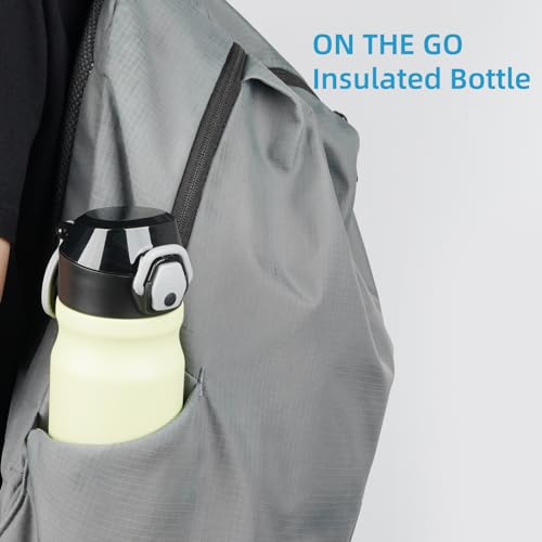 Image of Konokyo 18 oz Insulated Stainless Steel Sports Water Bottle with Straw Lid