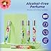 Blossom Roll on Perfume for Women Alcohol Free Rollerball Perfume Oil with Essential Oils, Infused with Real Flowers, Made in USA, 0.20oz (Peach, Jasmine, Rose, Gardenia, Sandalwood), Island Hibiscus