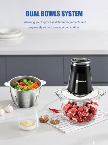 Food Processor, 500W Electric Food Chopper - Image 6