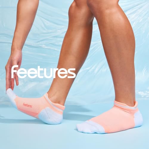 Image of Feetures Elite Max Cushion No Show Tab - Running Socks for Men & Women, Athletic Compression Socks, Moisture Wicking