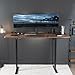 VIVO Electric 71 x 36 inch Rustic Standing Desk Workstation, Memory Controller Height Adjustment, 1B Series, Vintage Brown Top Black Frame, DESK-KIT-1B7N-36