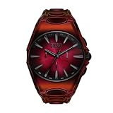 Diesel Men's D-Curve Chronograph Red Stainless Steel Watch (Model: DZ4693)