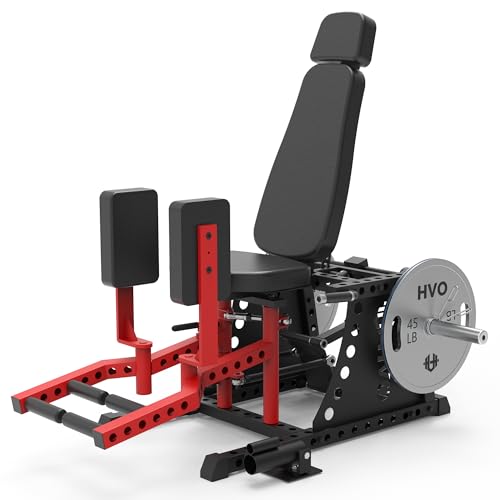 Image of HVO Hip Adduction Abduction Machine: Abductor Adductor Machine-Inner and Outer Thigh Machine Glute Machines Thigh Master for Hip Abduction with 6 Levels Gear System Glute Machines