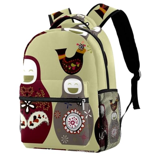 Sac à dos filles et garçons avec grand compartiment multicolore 40cm