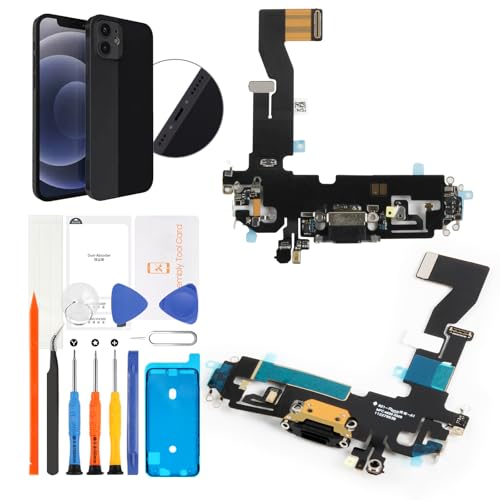 SRJTEK for iPhone 12 Pro USB [d|[g(ubN Graphite)Ci hbNRlN^{[hi Lightning[q[d|[ghbNRlN^tbNXP[u Cp A2407 A2341 A2406 