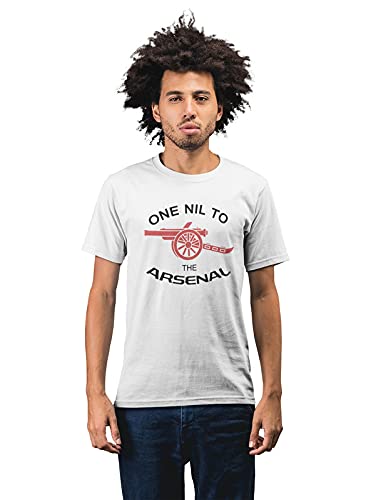 Revind.442One Nil to The Arsenal Men's 100% Cotton Round Neck T-Shirt