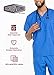 Landau Scrub Zone Unisex Relaxed Fit 1-Pocket V-Neck Scrub Top 71221 Navy