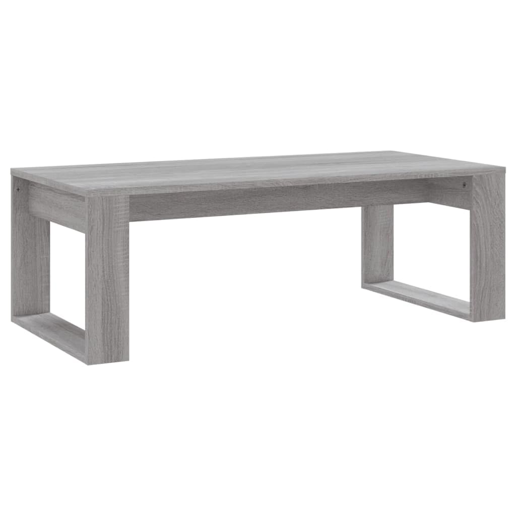 vidaXL Coffee Table Grey Sonoma 102x50x35 cm Engineered Wood — image 1
