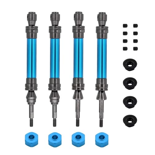 RC �J�[ �A�N�Z�T���[ For Traxxas For Slash For Rustler For Stampede For Hoss For VXL 4X4 1/10 RC�J�[�p�[�c ���^��CVD �t�����g����у��A�h���C�u�V���t�g(Blue,1set