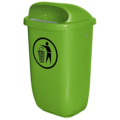 BRB Abfall- Behälter für den Außenbereich, Inhalt 50 Liter, nach DIN...