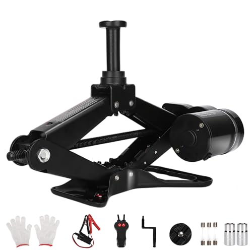 ROGTZ Electric Car Jack Vehicle Scissor Lift Jack Kit 2 Ton Quick Floor Jack Stand Tire Change Repair Tool