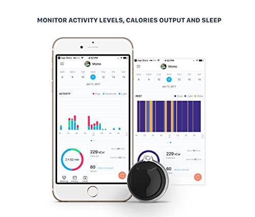 poof Pea Pet Activity Tracker, Black