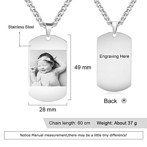 kaululu Personalized Picture Necklace for Women Men Memory Pendant Necklace with Picture for Unisex Custom Engraved Locket Necklace That Holds Pictures Sunflower Necklace Gift for Girls Boys2
