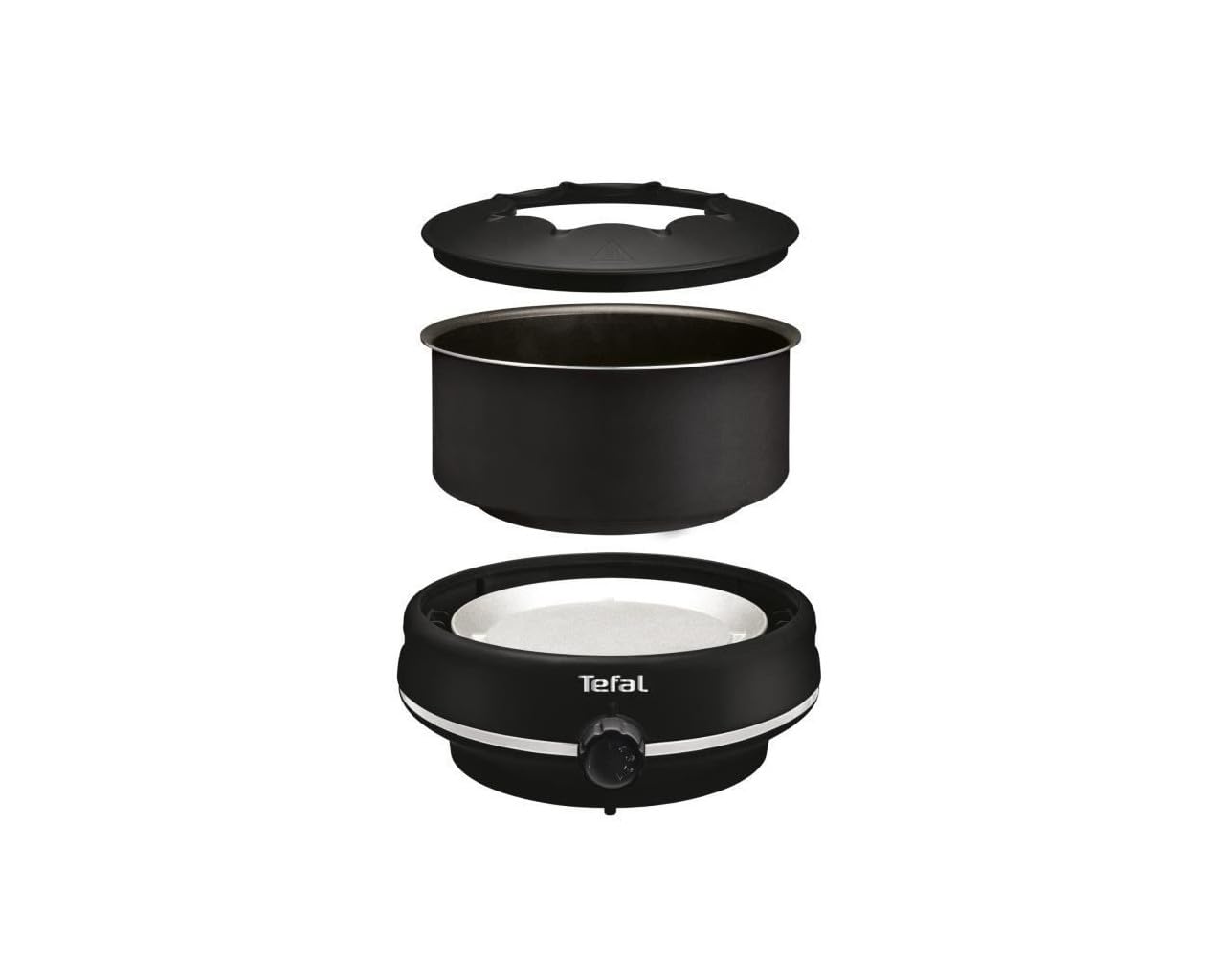 Macchina per fonduta TEFAL, 6 persone, Rivestimento antiaderente, Facile da pulire, Prodotto in Francia, Easy Fondue EF261800