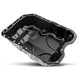 AngyMeck 264-854 Engine Oil Pan with Drain Plug Compatible with Chrysler 200 Dodge Dart Ram ProMaster City Jeep Cherokee Compass Renegade Fiat 500X Replace 5047566AB