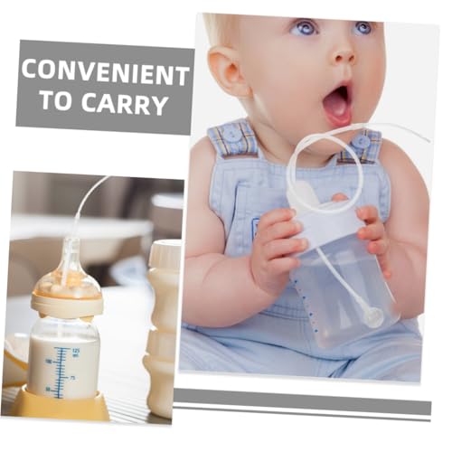 Beatifufu 2pcs Breastfeeding Aid Tube Nursing Supplement Straw for Lactation Support Nipple Feeding Helper