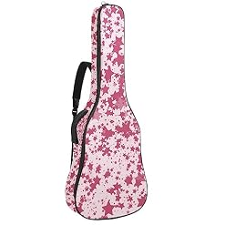 Housse pour guitare acoustique – Motif abstrait – Grand étui pour guitare – S’adapte à la plupart des tailles de guitare, Multicolore 4., 42.9×16.9×4.7 in, Motif imprimé tendance - Les Beatles, Paul McCartney, John Lennon, RIngo Starr, George Harrison