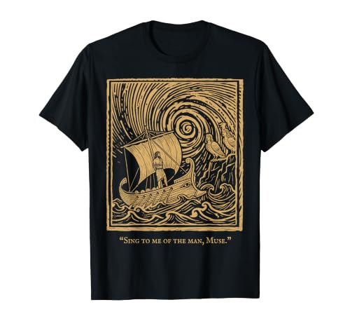 Chante-Moi l'odyssée Homer Muse T-Shirt